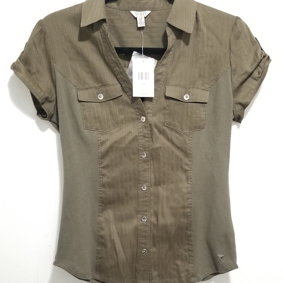 Guess Tops - Guess Suvi Button Up Shirt, Size M
